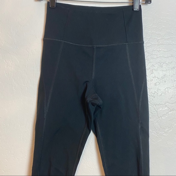 Girlfriend Collective Black High Rise Leggings S - Picture 3 of 9
